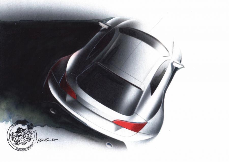 Эскиз Audi Cross Coupe Quattro Concept 2007 года  (фото 12 из 49)